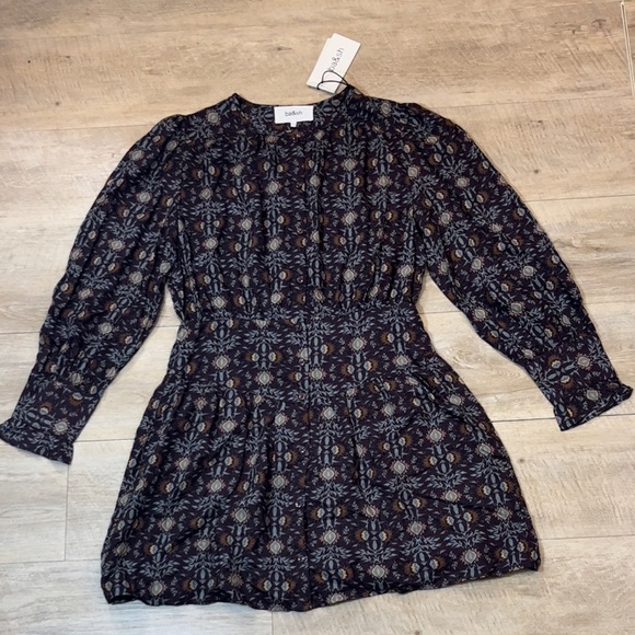 NWT BA & SH Tracy Viscose Front Button Dress Size 2 - Picture 5 of 11